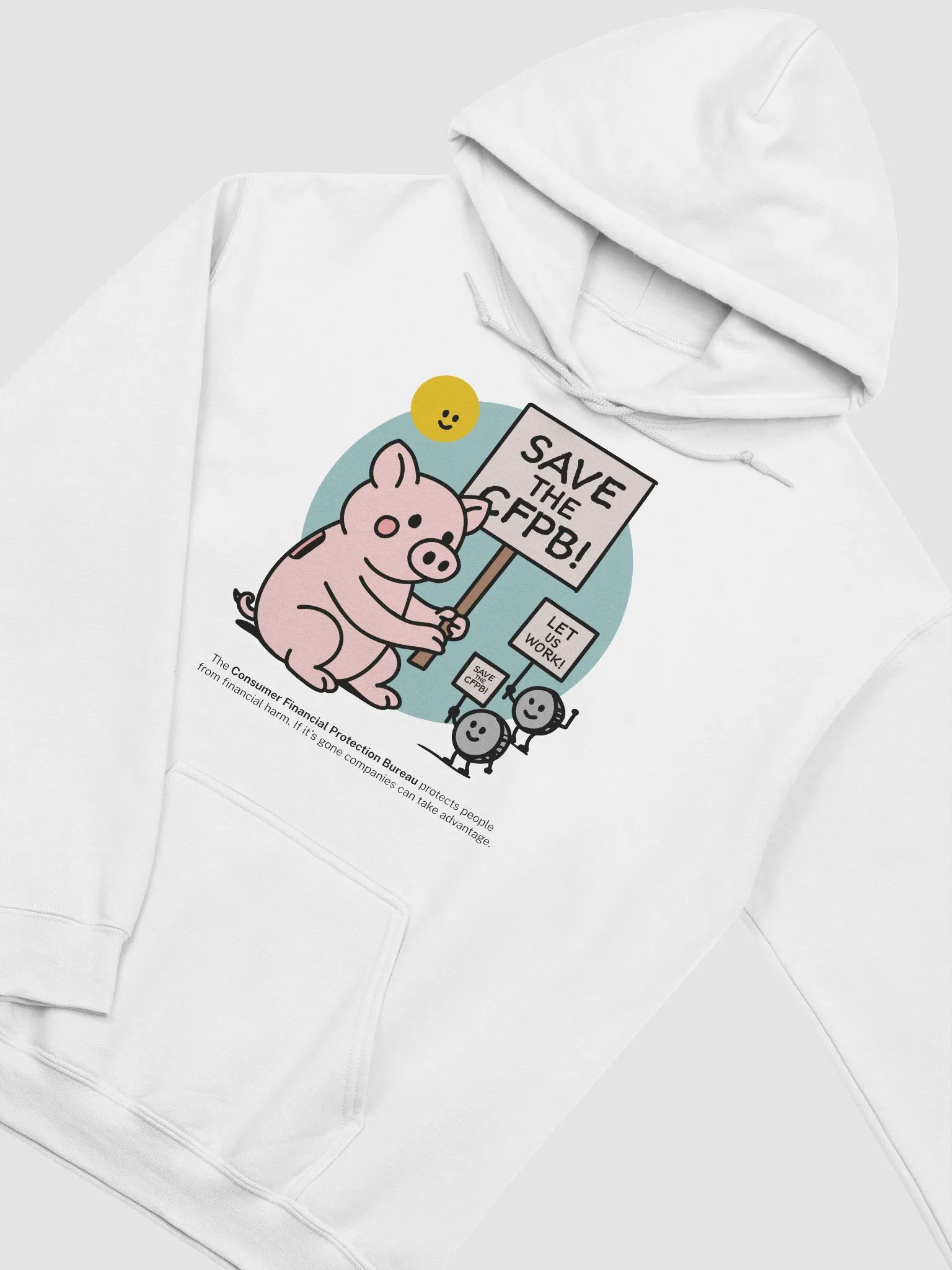 CFPB Piggy Bank Picket Hoodie product image (2)