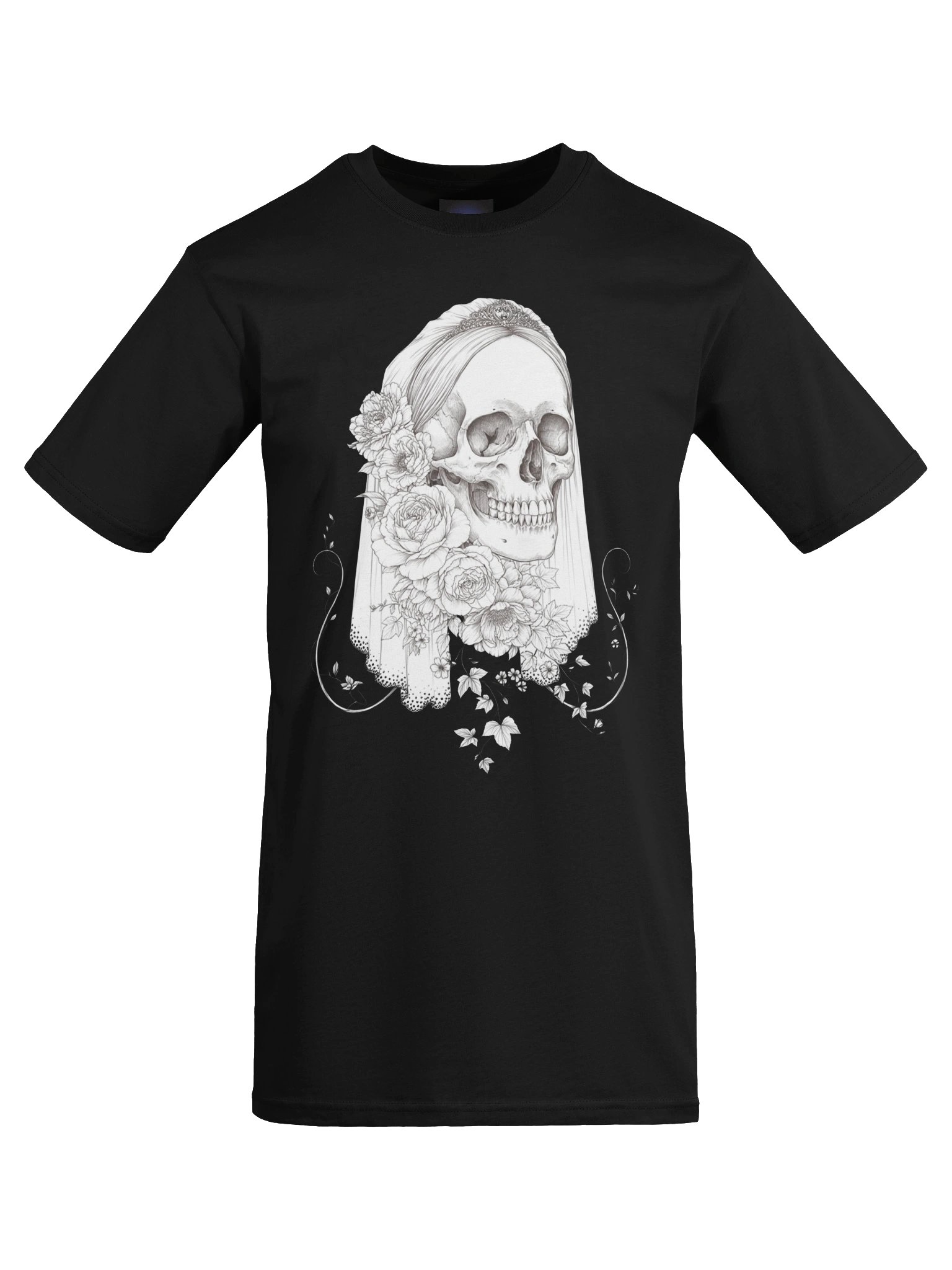 The Ivy Shroud // Veiled Skull Heavyweight Tee product image (11)
