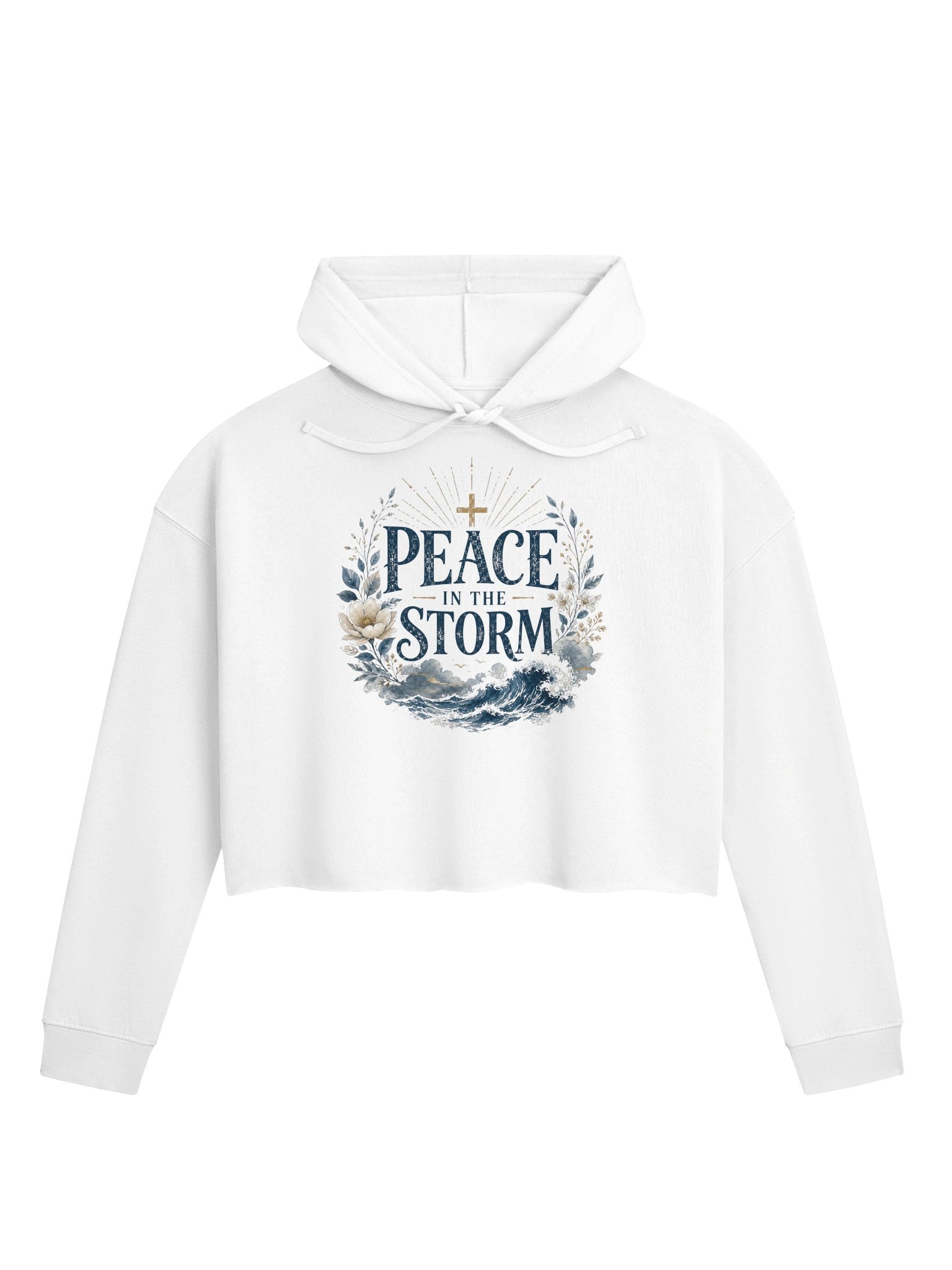 Peace In The Storm Cropped Hoodie product image (1)