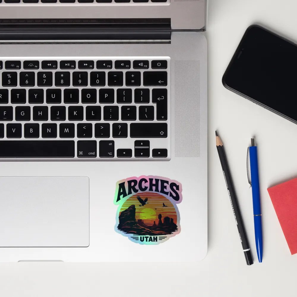 Arches Utah Holographic Sticker Sheet product image (12)