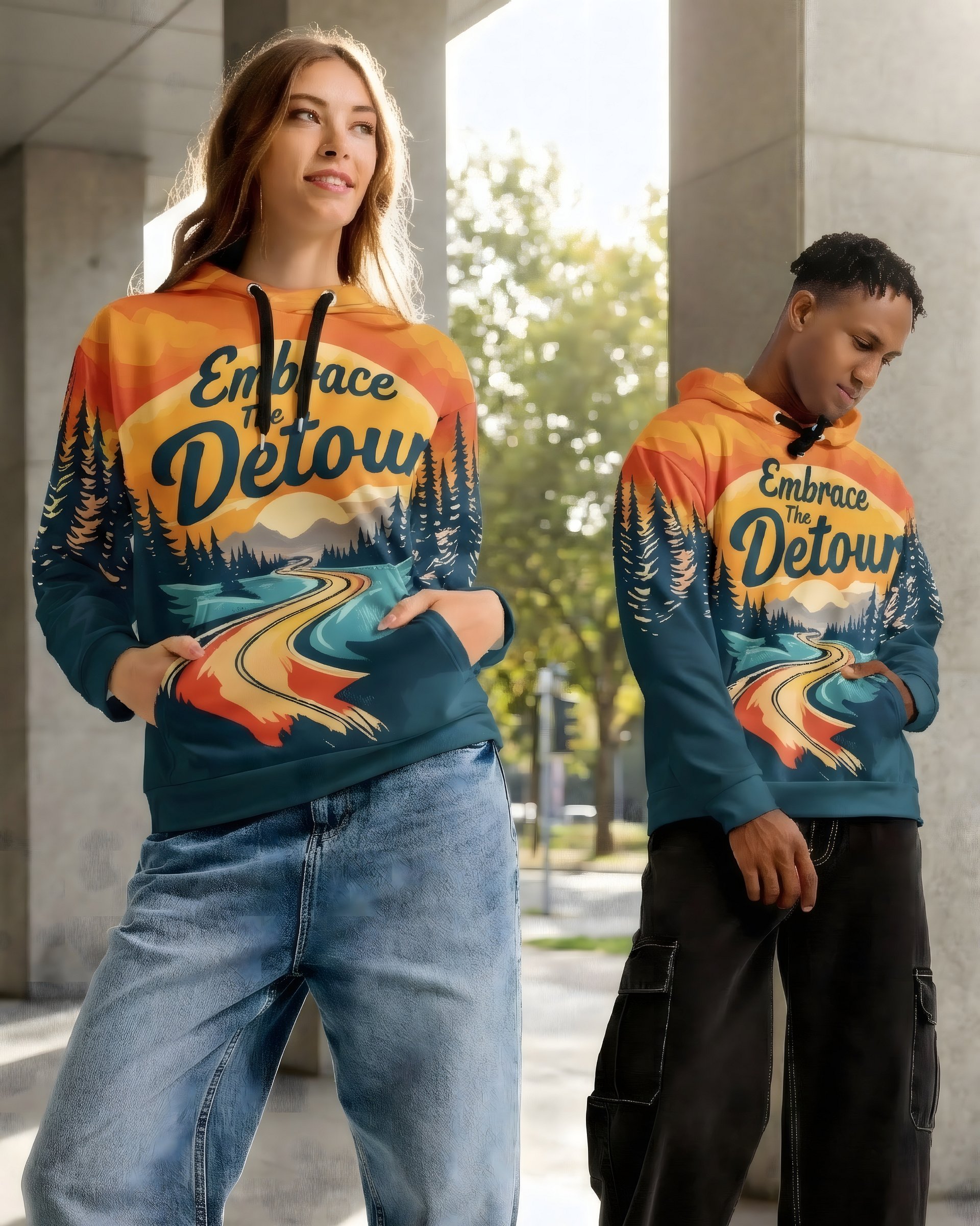 Embrace the Detour | Cotton Hoodie product image (1)