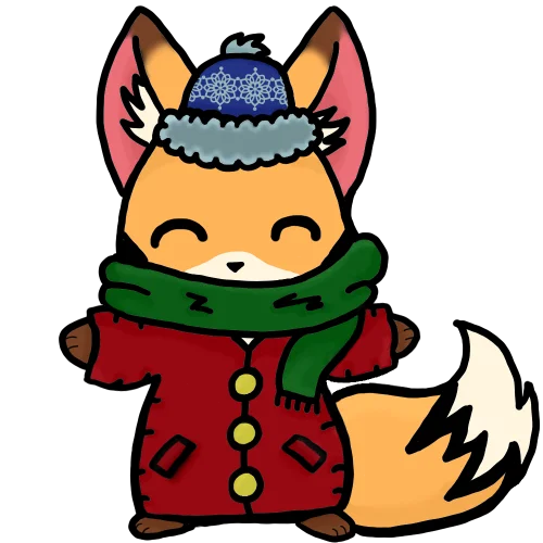 Winter - Coat Sticker product image (1)