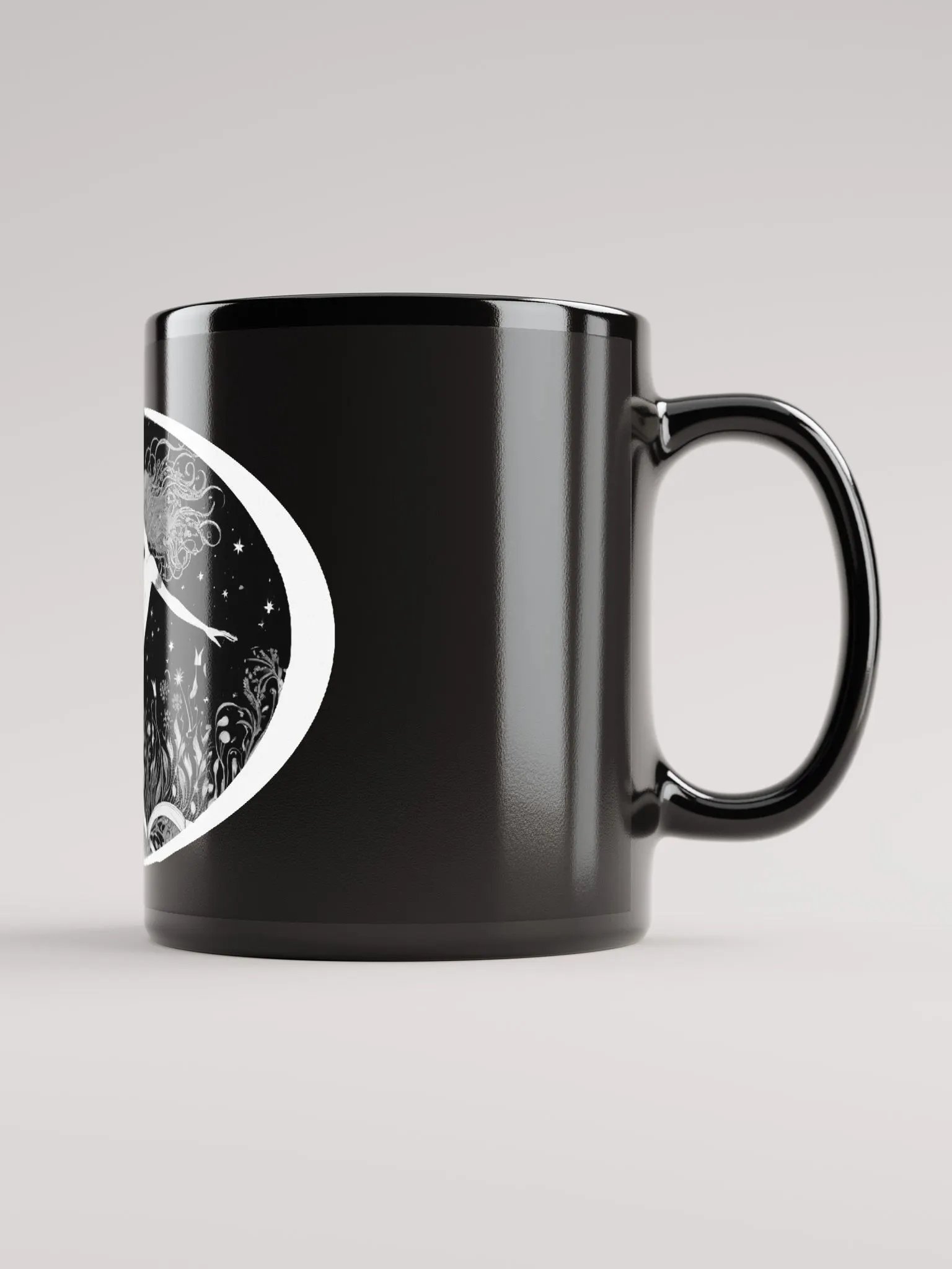 Elliptique - Black Glossy Mug product image (1)