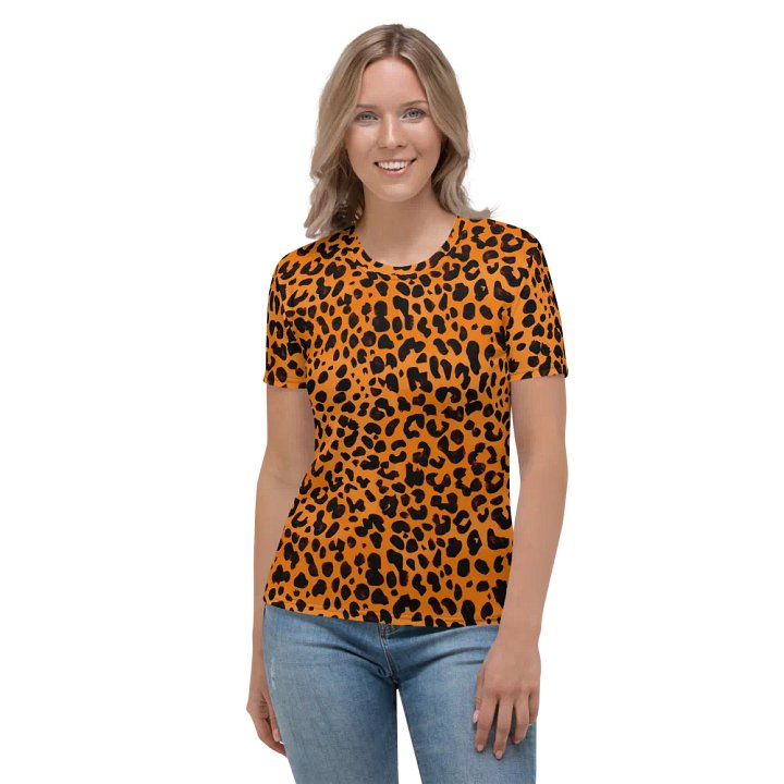 Leopard Dreams All-Over Women's T-Shirt product image (1)
