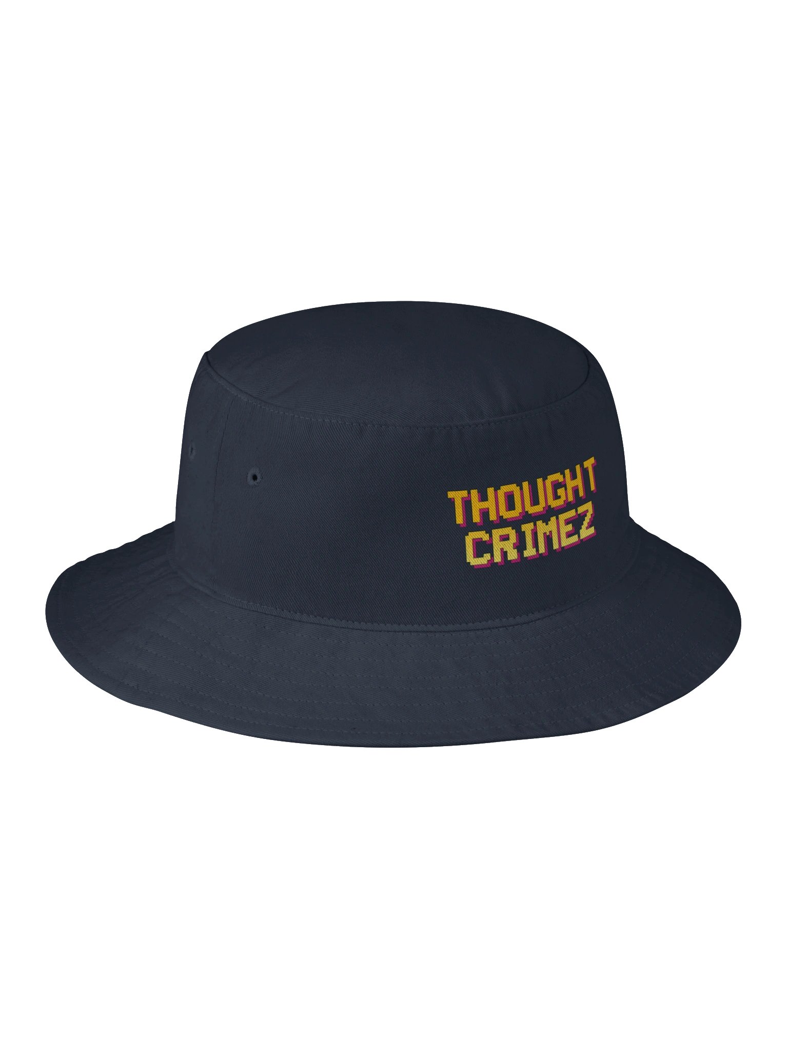 Thought Crimez Pixel Text Bucket Hat product image (8)