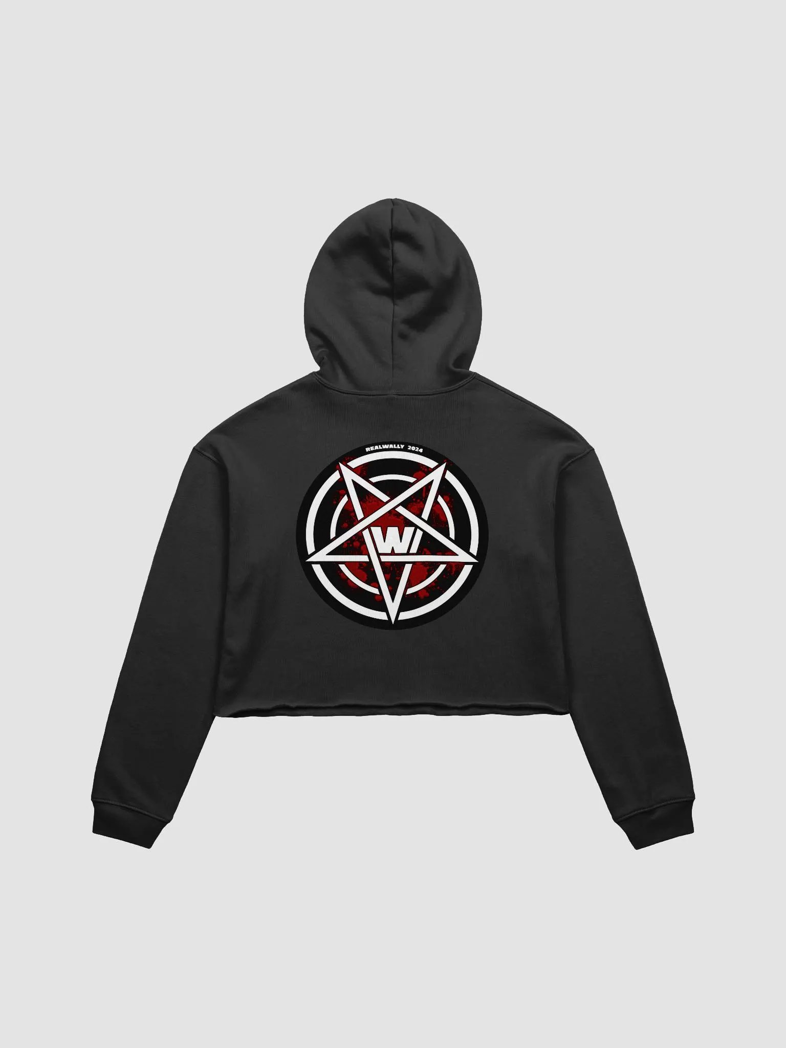 RealWally Fleece Crop Hoodie product image (2)