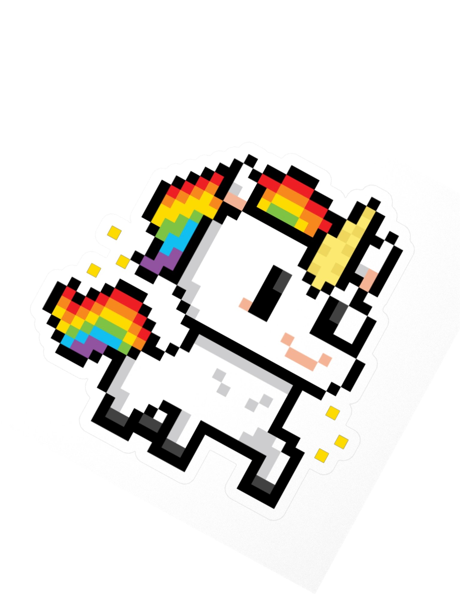 Unicorn Questie Kiss Cut Sticker 3x3" product image (2)