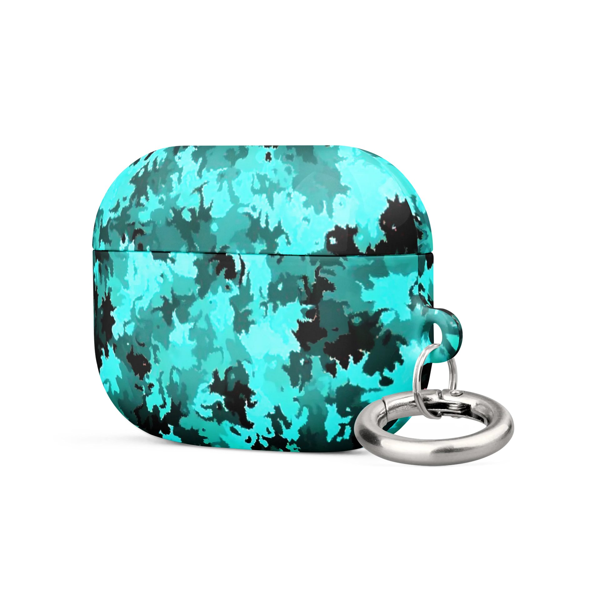 Turquoise Camo All-Over Print AirPods® Case product image (9)