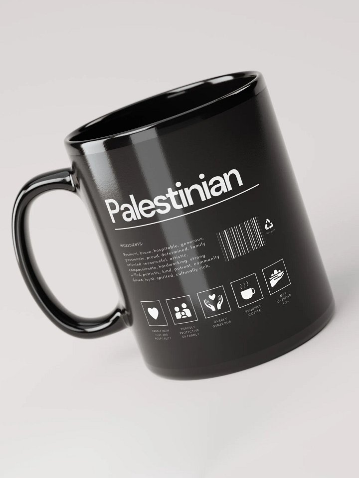 Palestinian Description Barcode Label Mug product image (2)