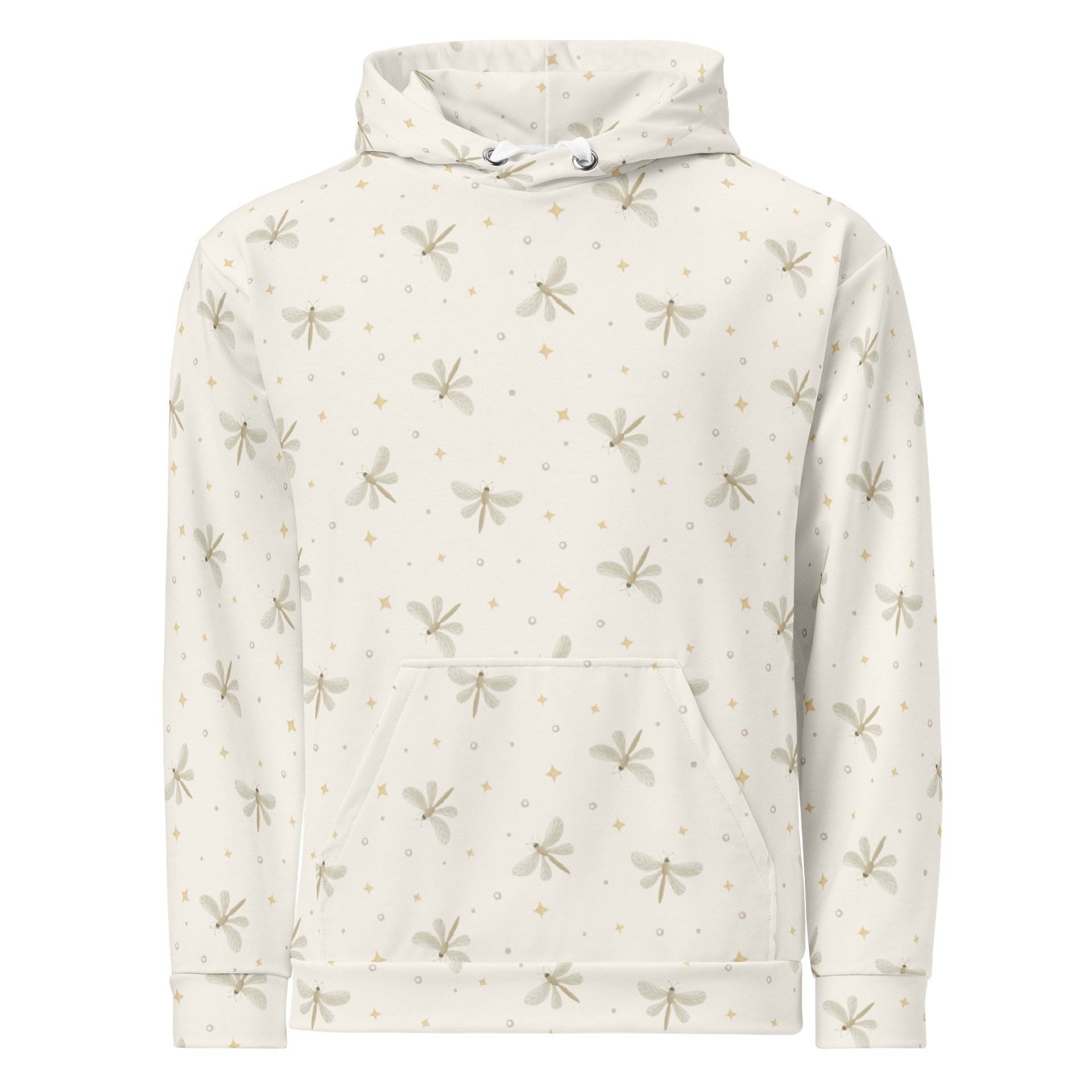 Serene Dragonflies Unisex Cotton Hoodie product image (1)