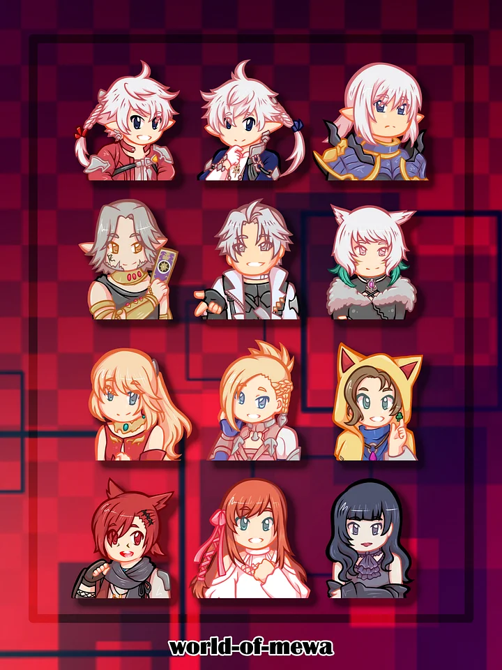 Final Fantasy XIV | Acrylic Pins product image (2)