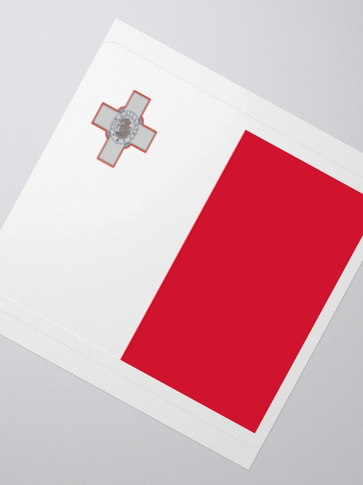 Malta National Flag Sticker - Exclusive Vinyl Design, Multiple Sizes product image (4)
