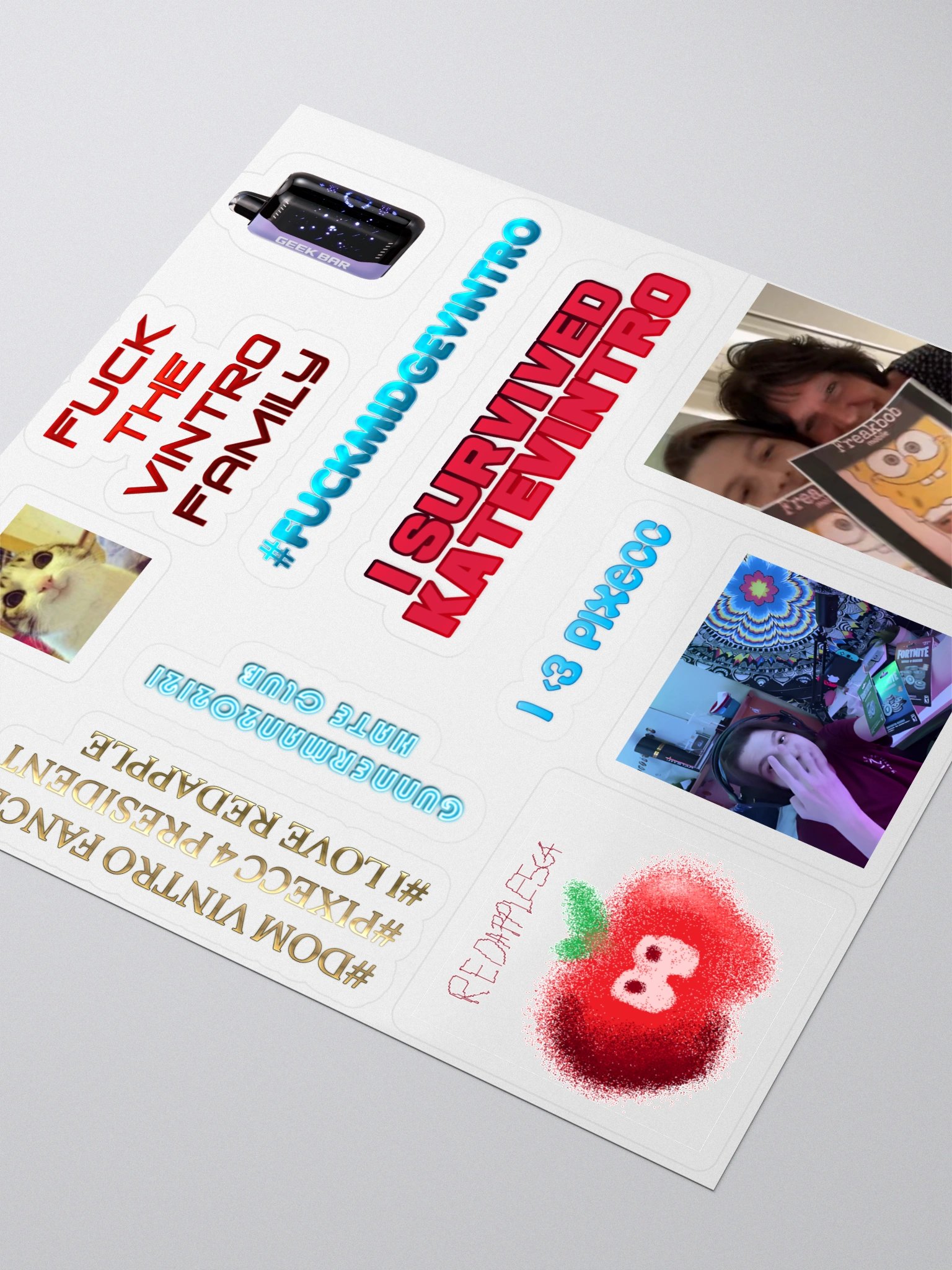 CHEAP GOATED STICKER SHEET product image (3)