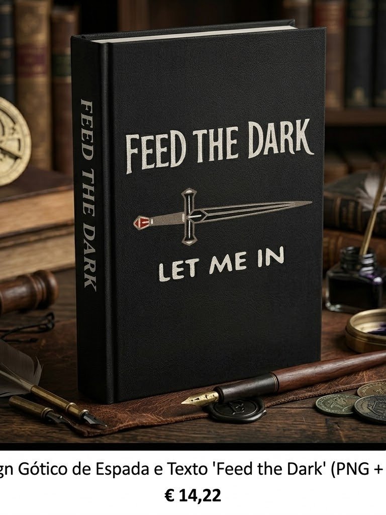 Gothic Sword & Typography Design Asset product image (1)