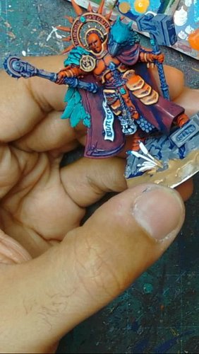 Check out this miniature figure! Loving the color scheme and details. What do you think? #MiniaturePainting #TabletopGaming #...