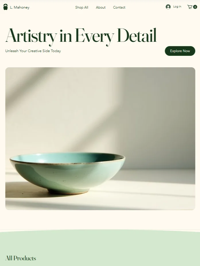 Wix Pottery Studio (Earthy) Max product image (1)