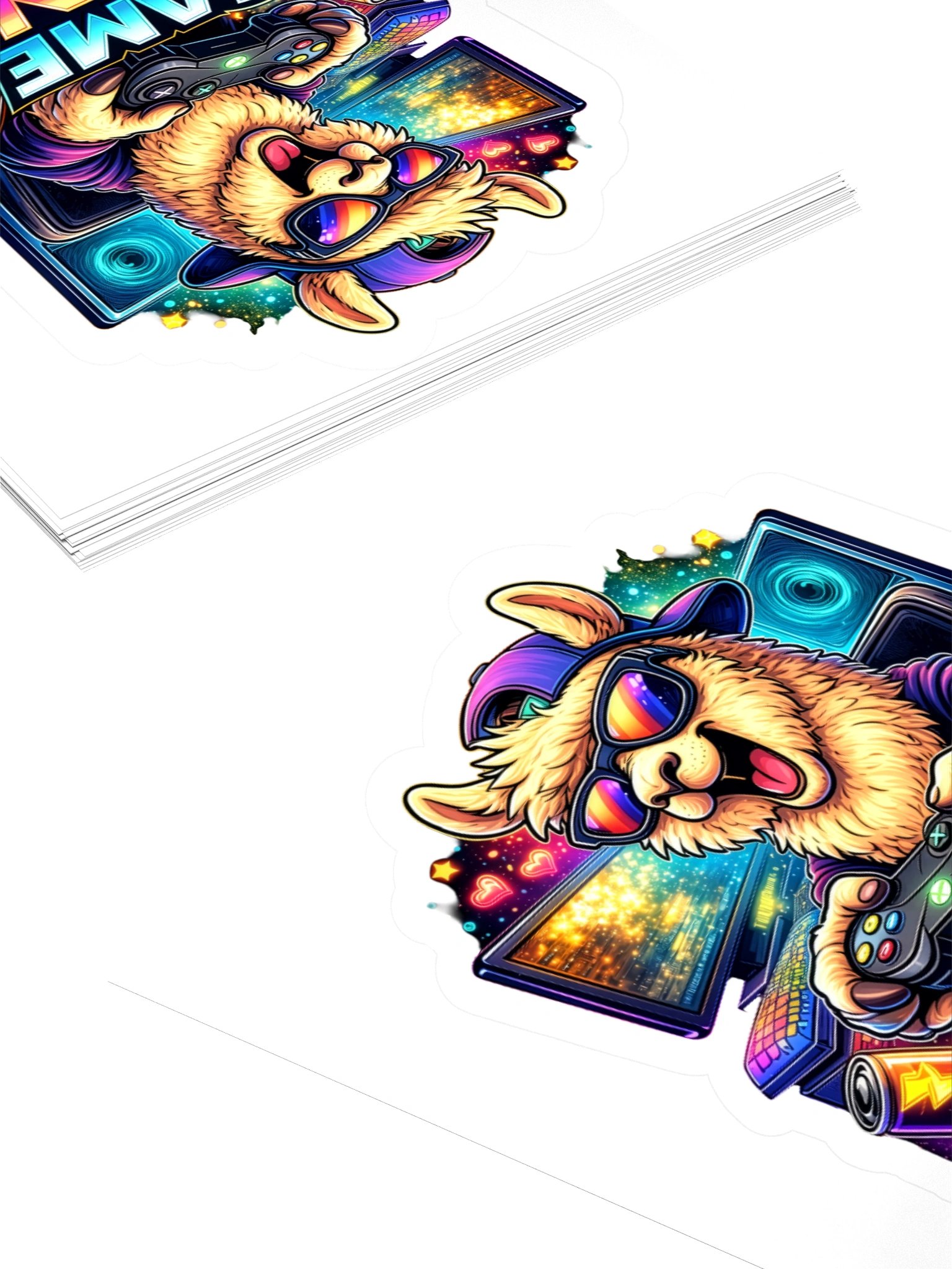 Game On, Llama — Vinyl Sticker product image (4)
