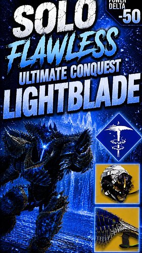 Completed Lightblade Ultimate Conquest with Stasis Hunter!🔥😎💪🏾💙

#destiny #destiny2 #bungie