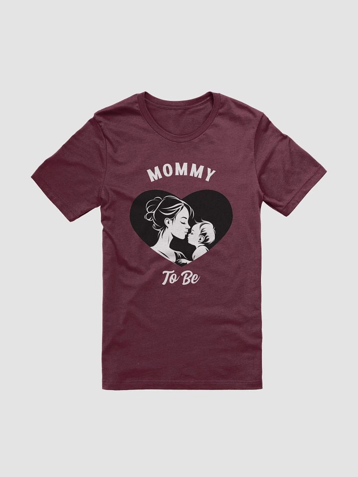 "Mommy to Be" Maroon t-shirt product image (1)