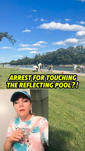What the actual f? People are now getting citations just for TOUCHING the reflecting pool

#politics #news