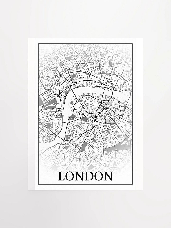 London, England, city map print product image (3)