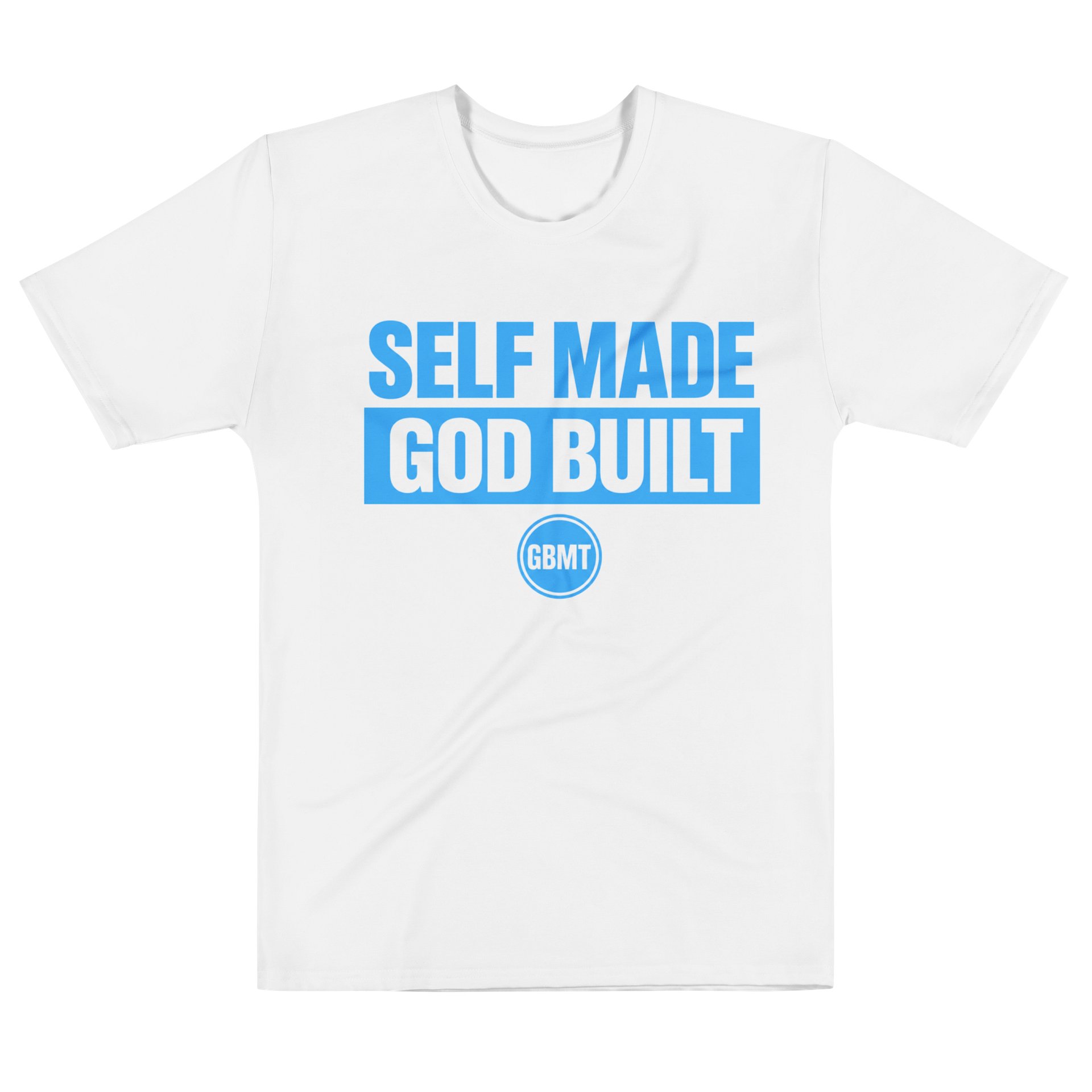 Self Made God Built Tee – Sky Blue Edition product image (1)