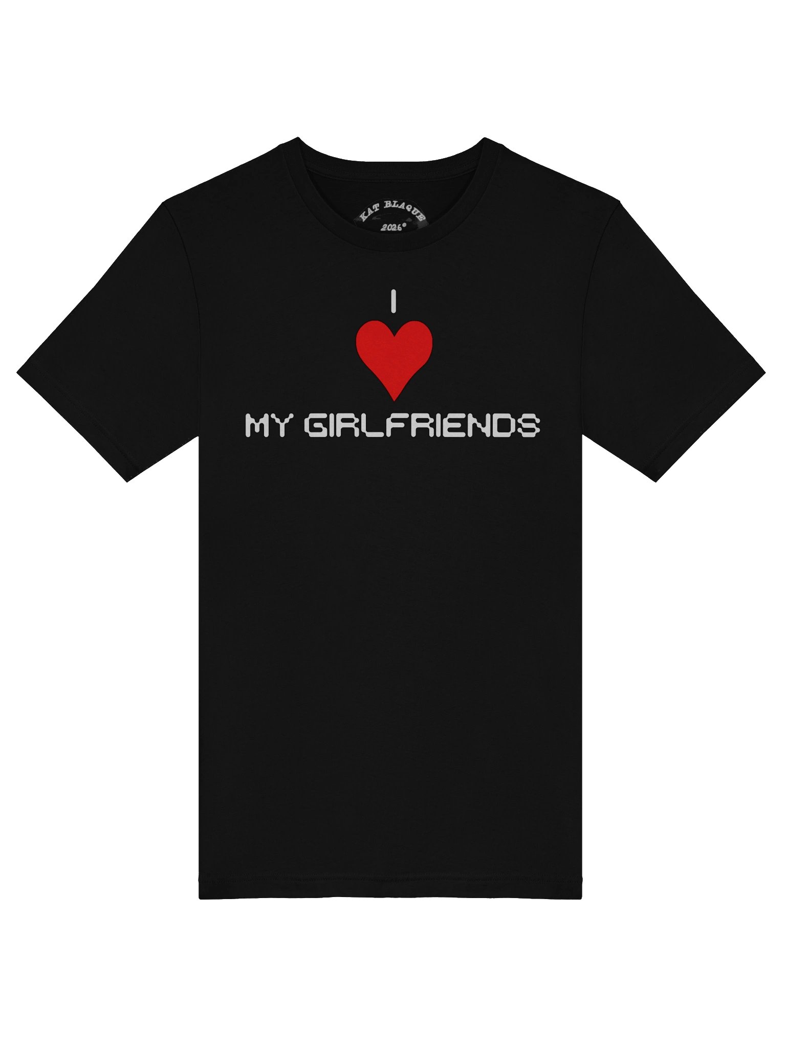I Love My Girlfriends Super Soft White Ink Tee product image (29)