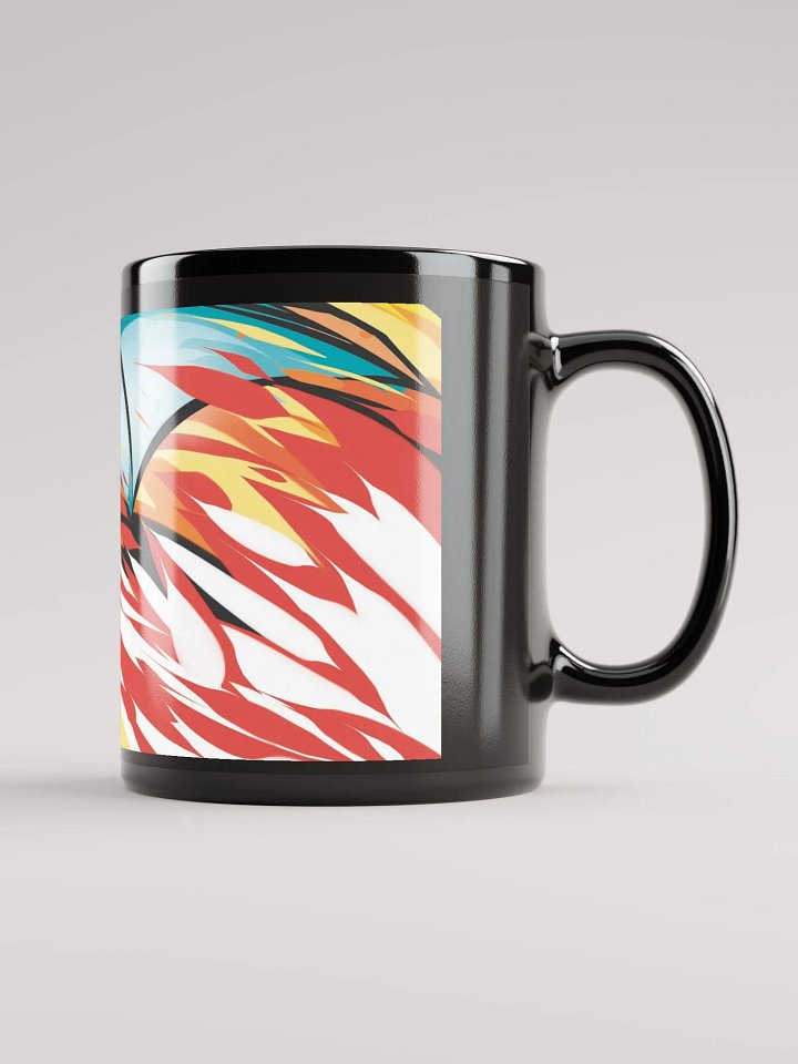 Dragon's Breath Black Glossy Mug - Premium Ceramic Coffee Mug for Fantasy Lovers product image (1)