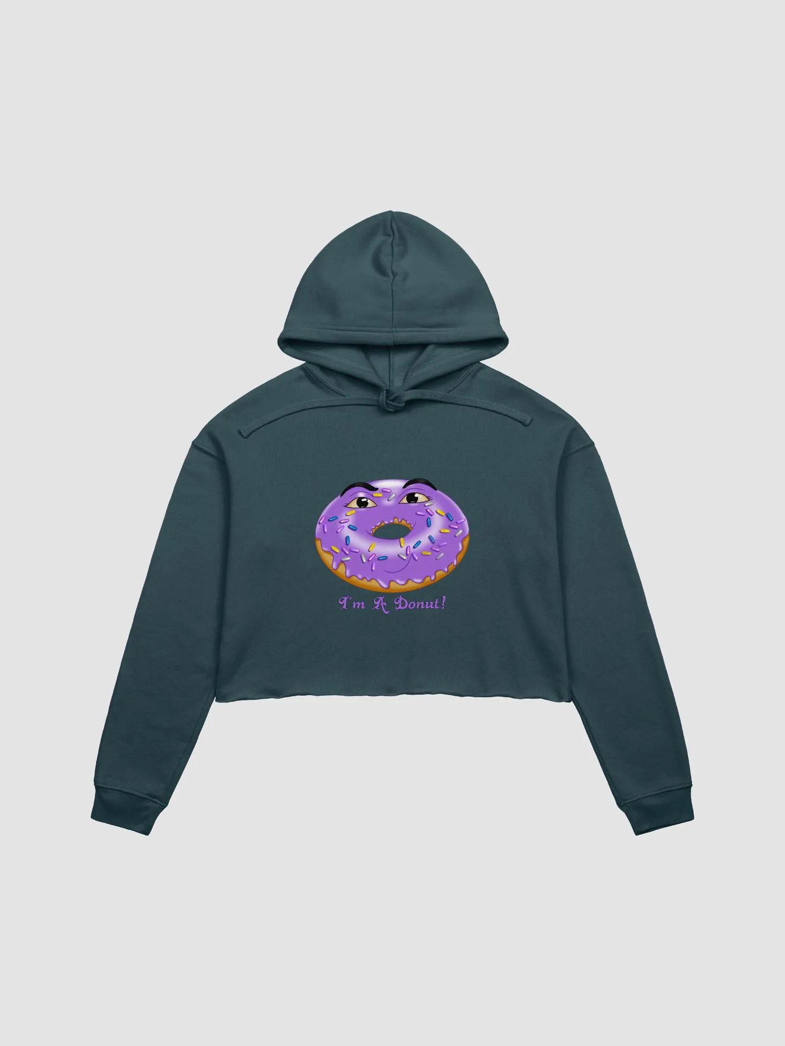 I'm A Donut Crop Hoodie product image (1)