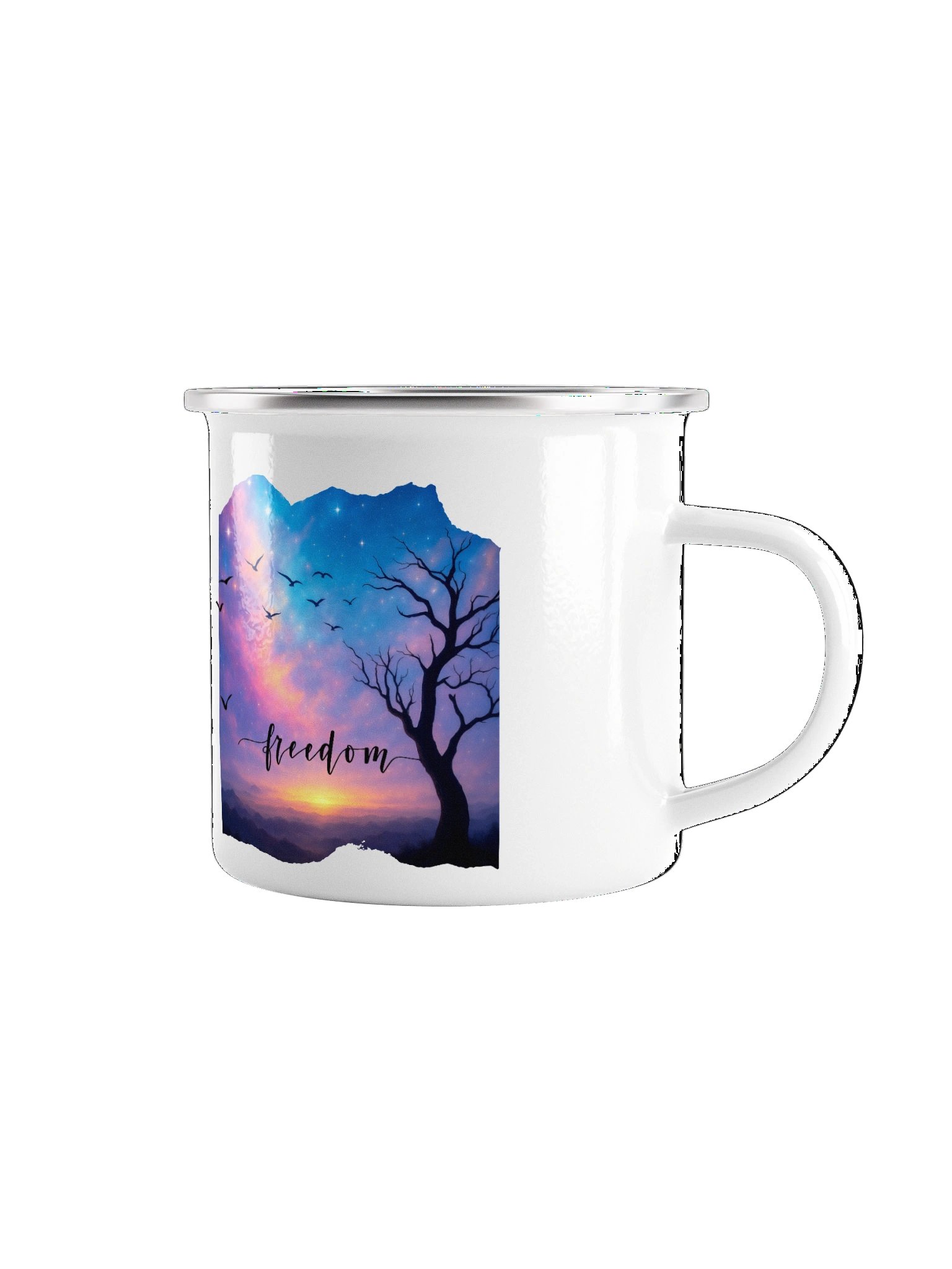 Night of Freedom, Enamel Mug product image (1)