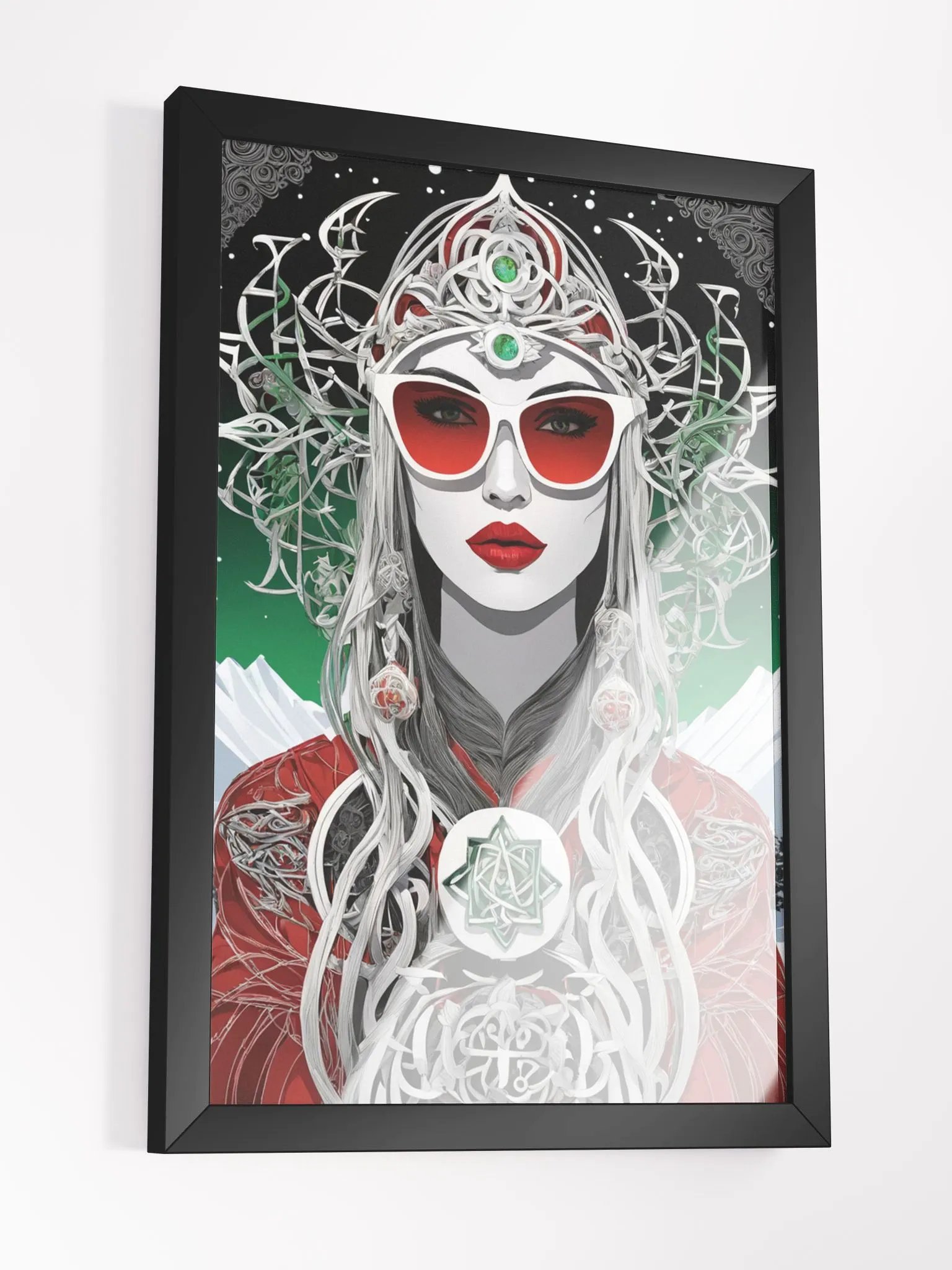 Winter Wiccan 01 - Framed Matte Poster product image (3)
