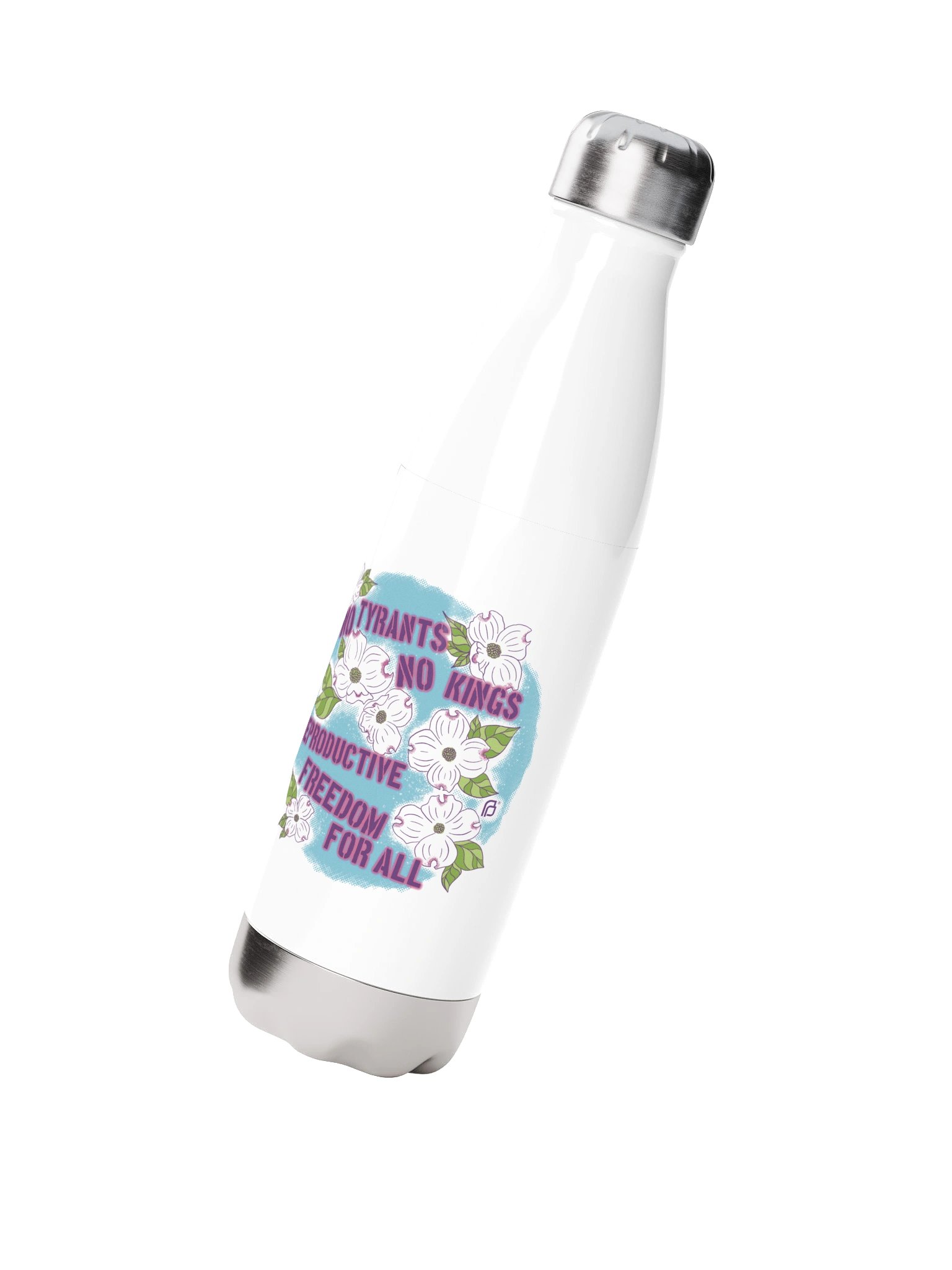 No Tyrants, No Kings Water Bottle — Virginia product image (2)