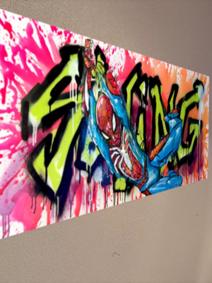 Canvas Print "Spider-Man Spider Swing" BIG Canvas Art product image (2)