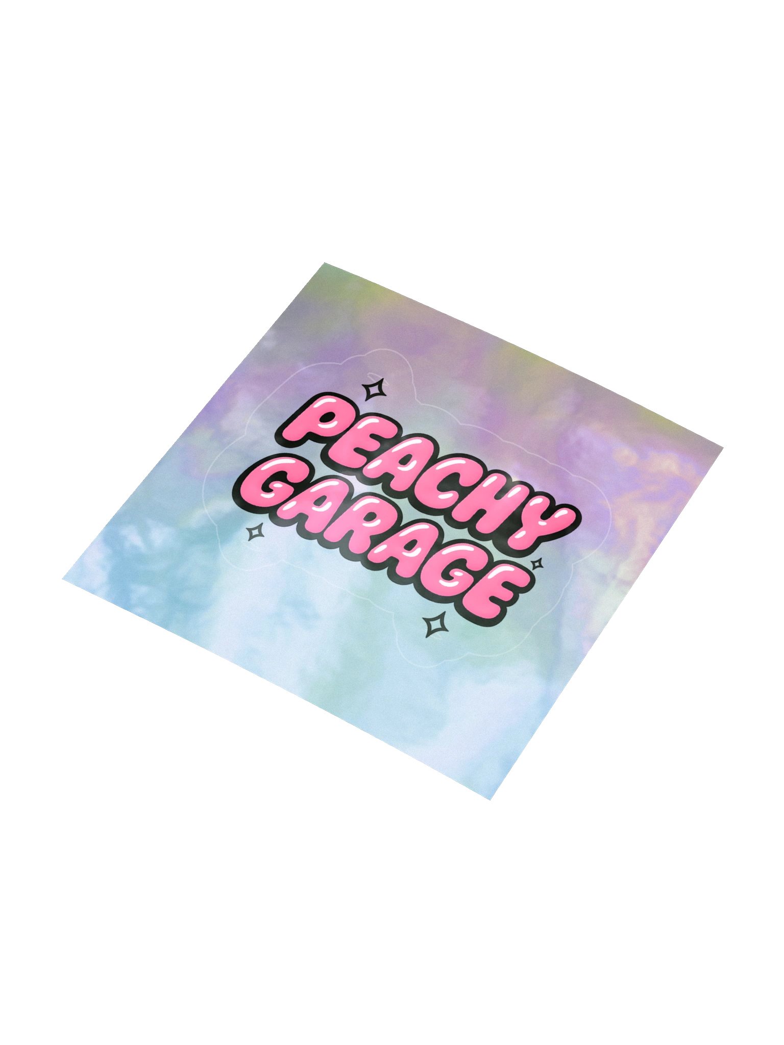 Peachy Garage Holographic Bubble Sticker product image (8)