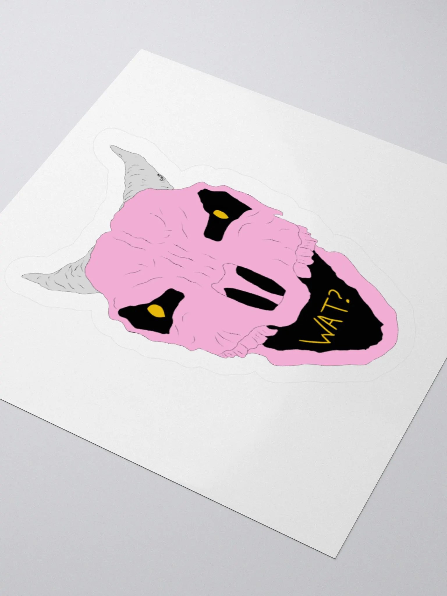 WAT? Emote Sticker product image (9)