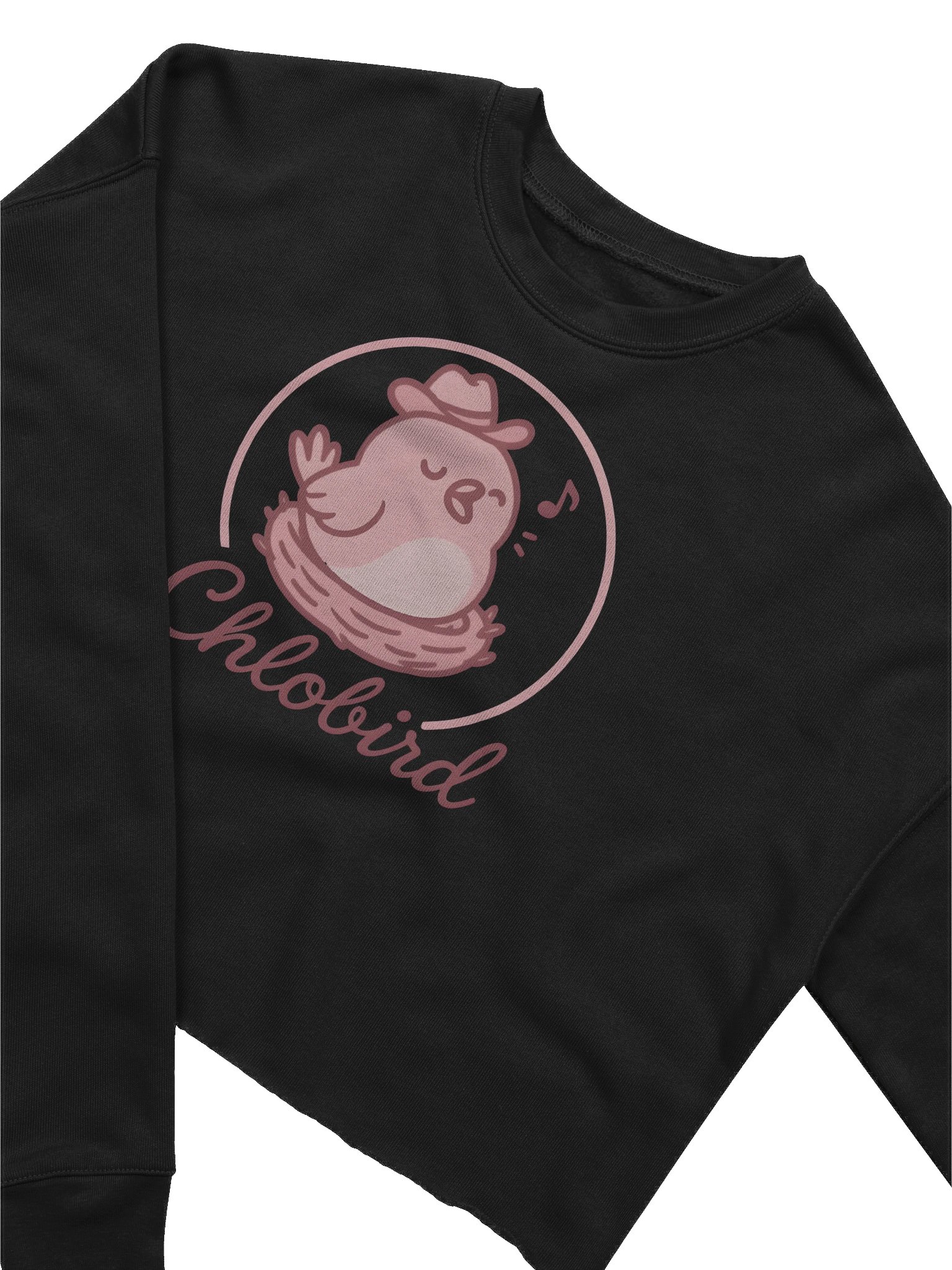 Chic Cursive Crop Sweatshirt - Chlobird Collection product image (3)