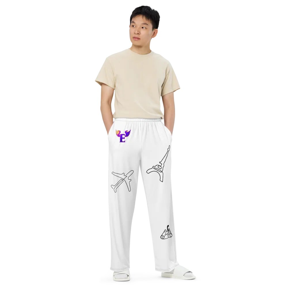 Travel: Unisex Wide-Leg Pants product image (7)