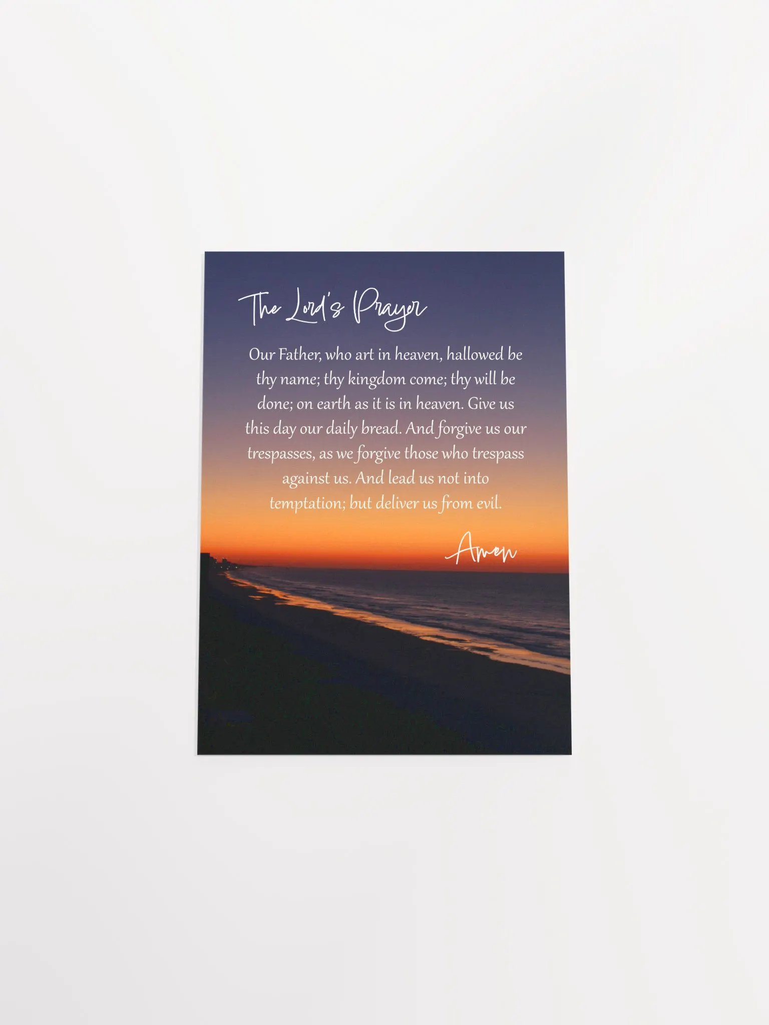 Sunrise Lord's Prayer - Print product image (13)