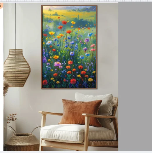Wildflower Field Framed Wall Art product image (2)