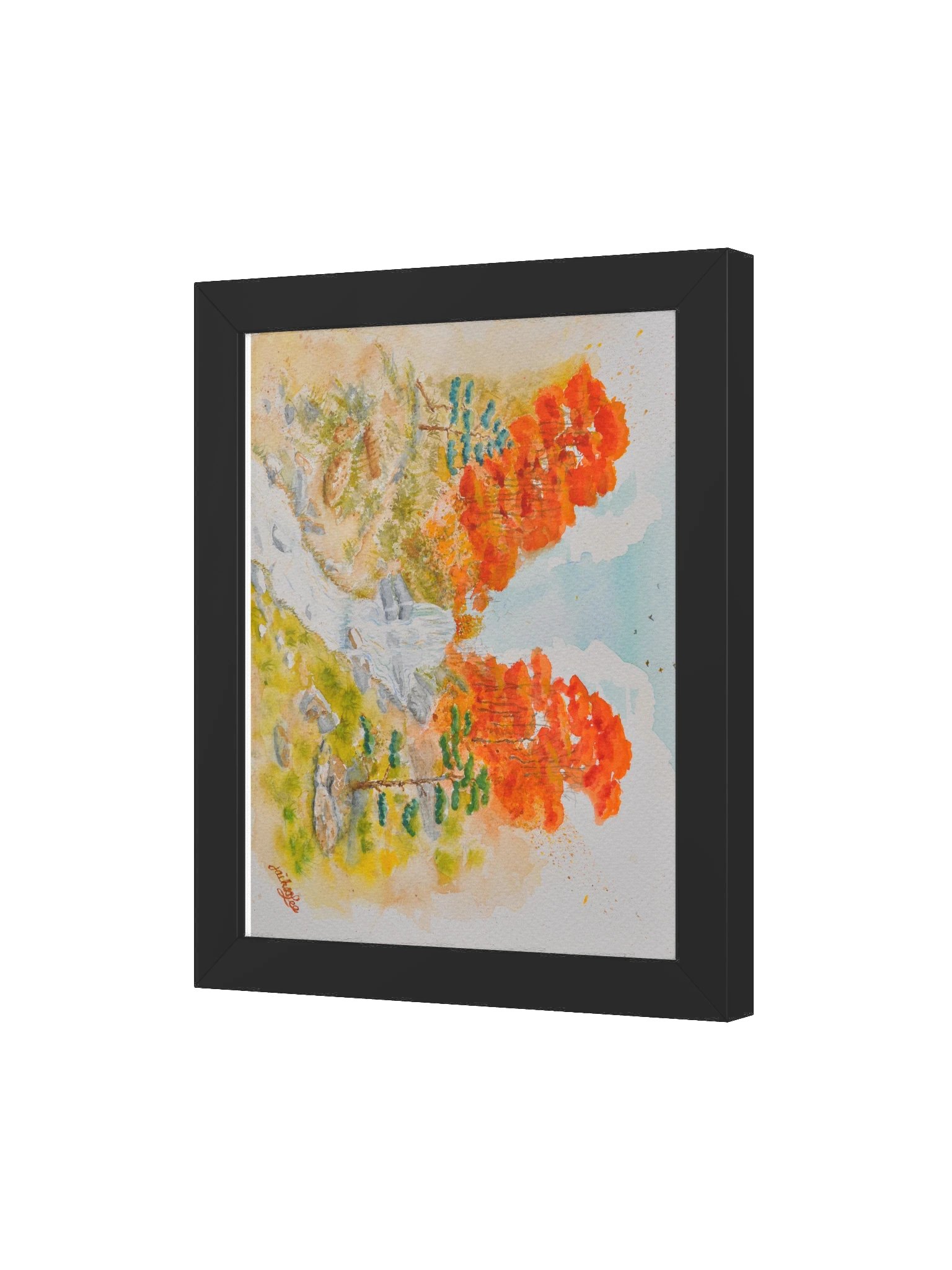 Waterfall Through The Autumnal Colors product image (55)