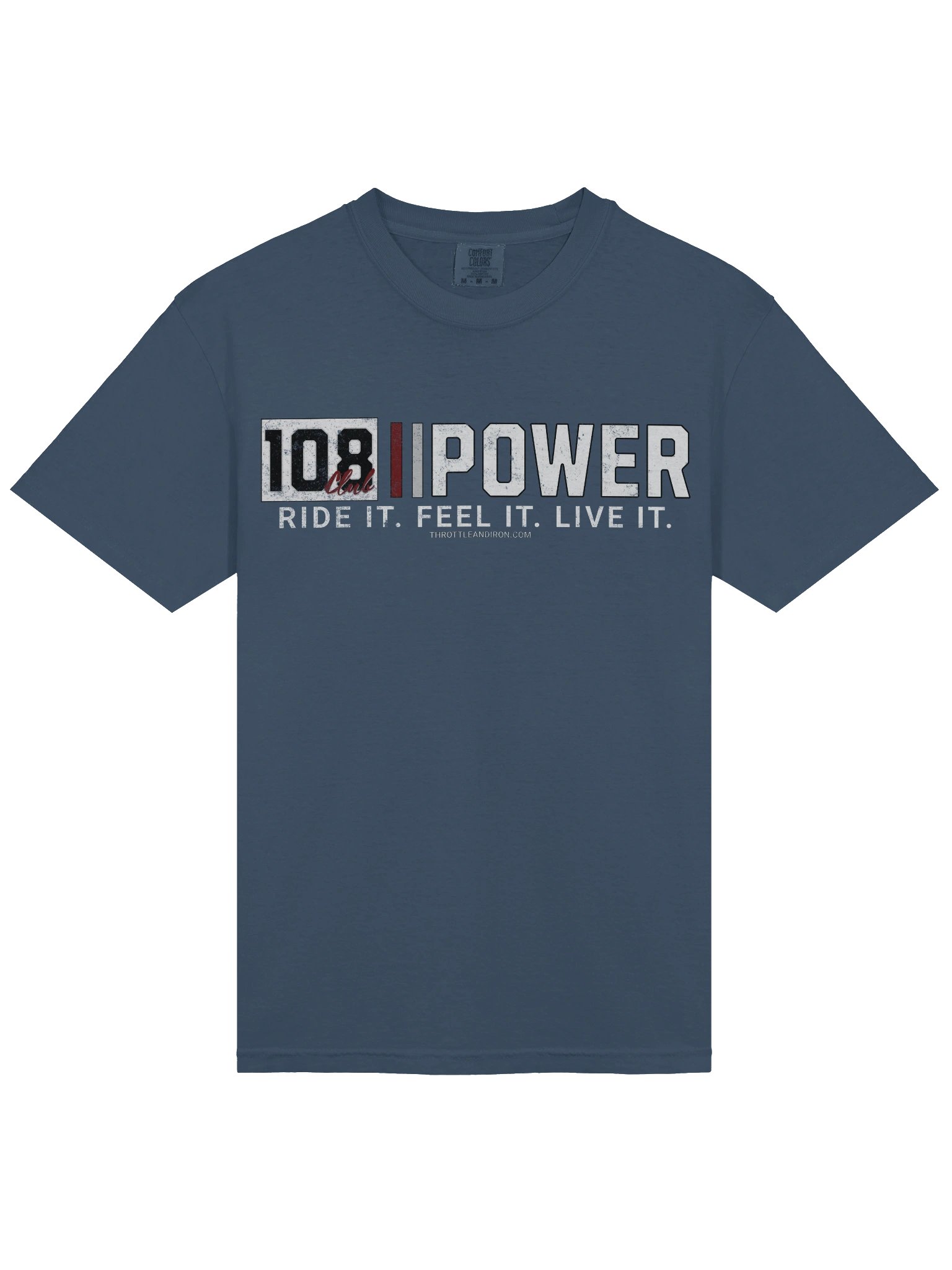 🔥 Club 108 POWER Throttle & Iron Podcast (IMC) Tee product image (18)
