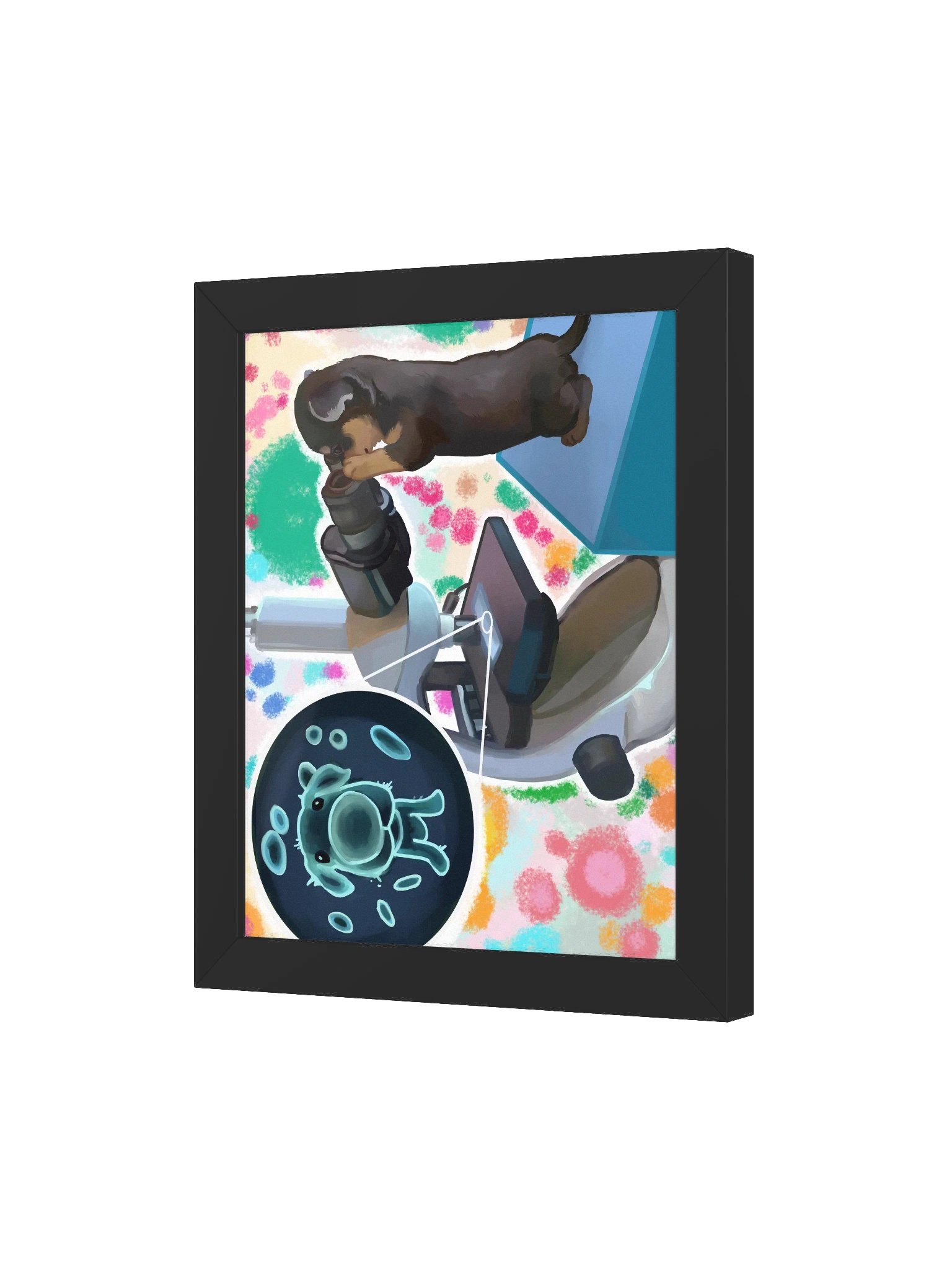 Microbiology framed poster product image (3)