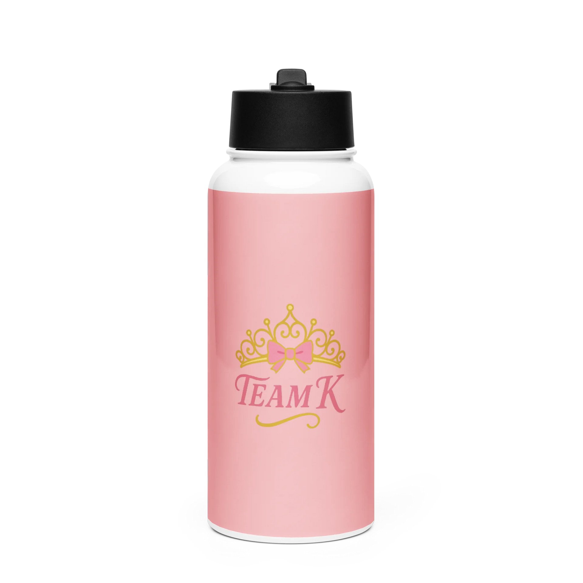 Team K (V-1) Stainless Steel Water Bottle with a Straw Lid product image (1)