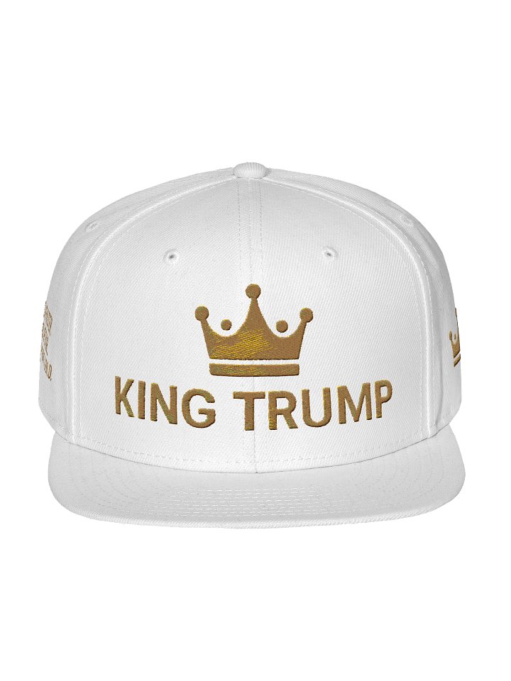 KING TRUMP SNAPBACK CAP (WHITE) product image (1)