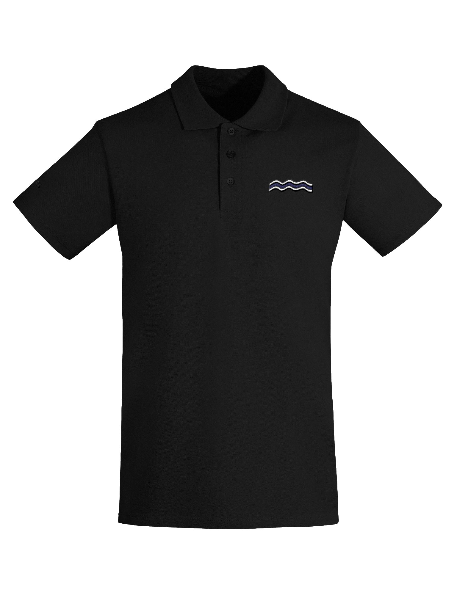 River Embroidered Polo - Black product image (5)