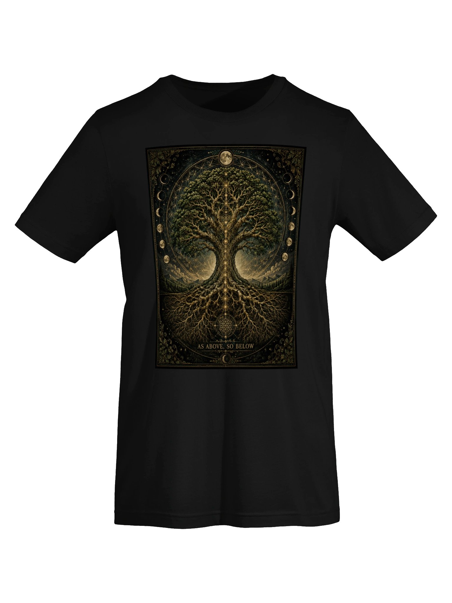 As Above, So Below Cosmic Tree Tee product image (5)