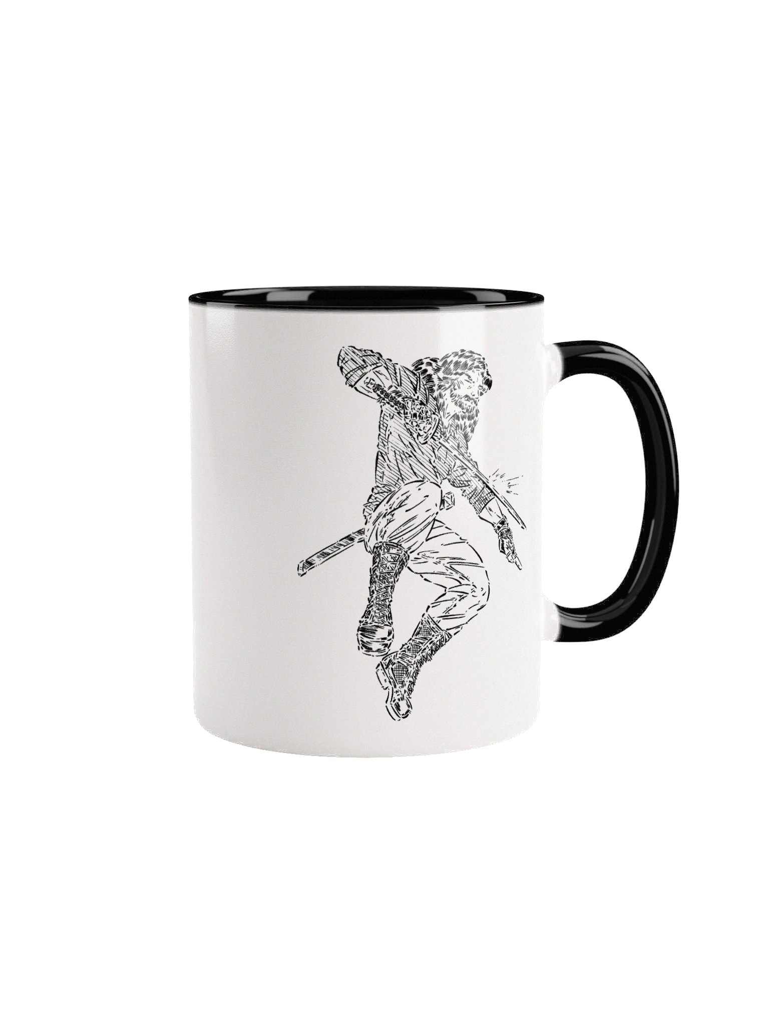 MEIFUMADO | Daisuke | Black & White Mug product image (1)