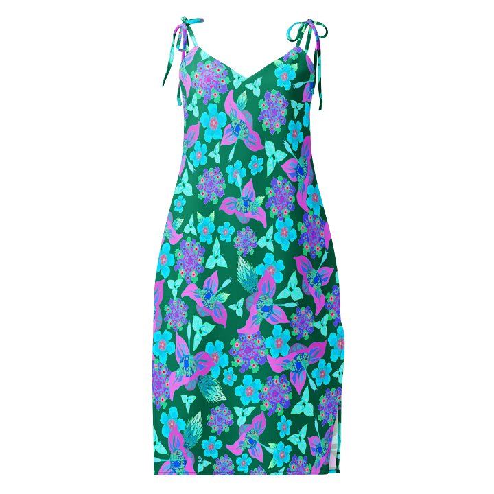 Lillies & Poppies All-Over Print Slip Dress product image (1)