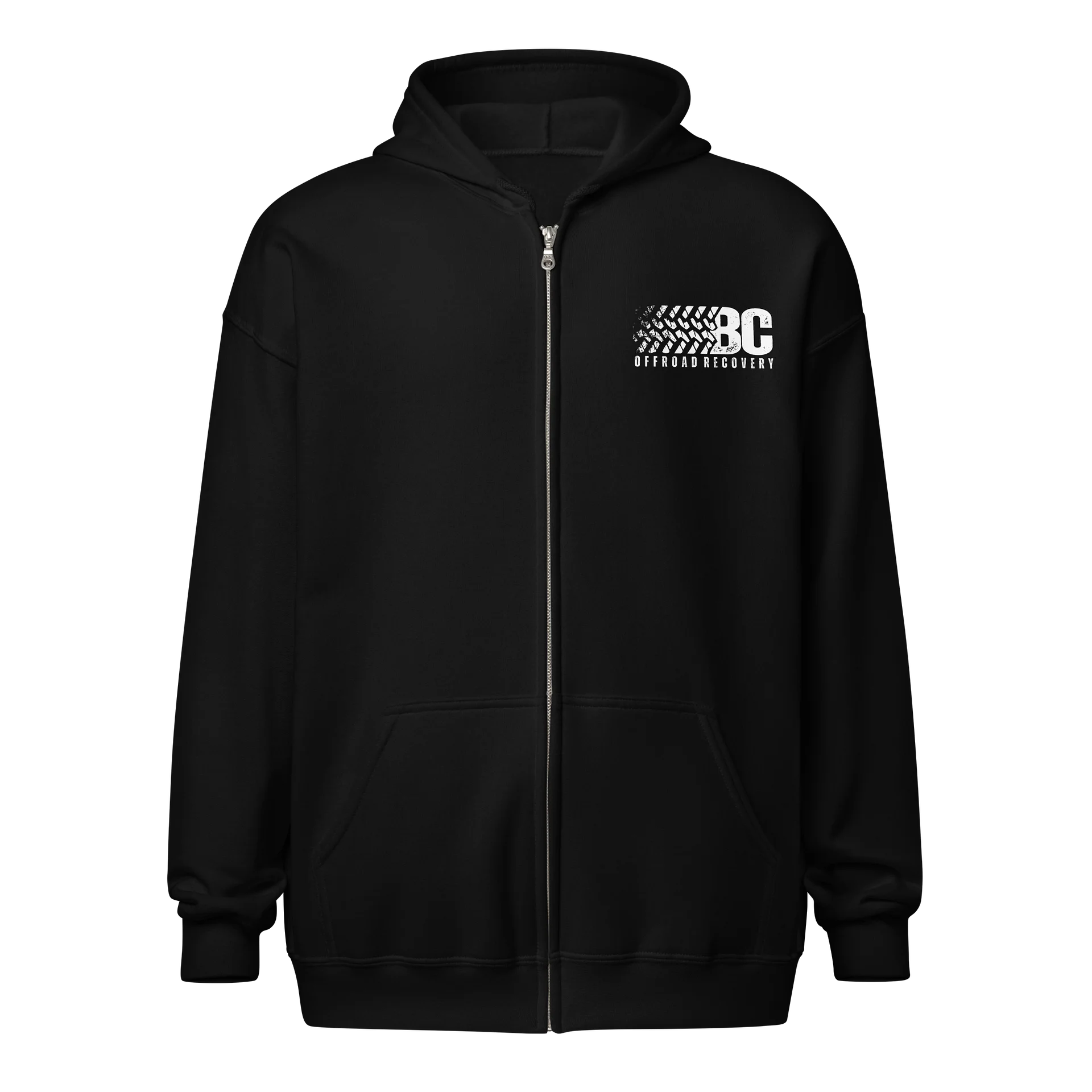 BC Off-Road Recovery Zip Hoodie — White Logo product image (1)