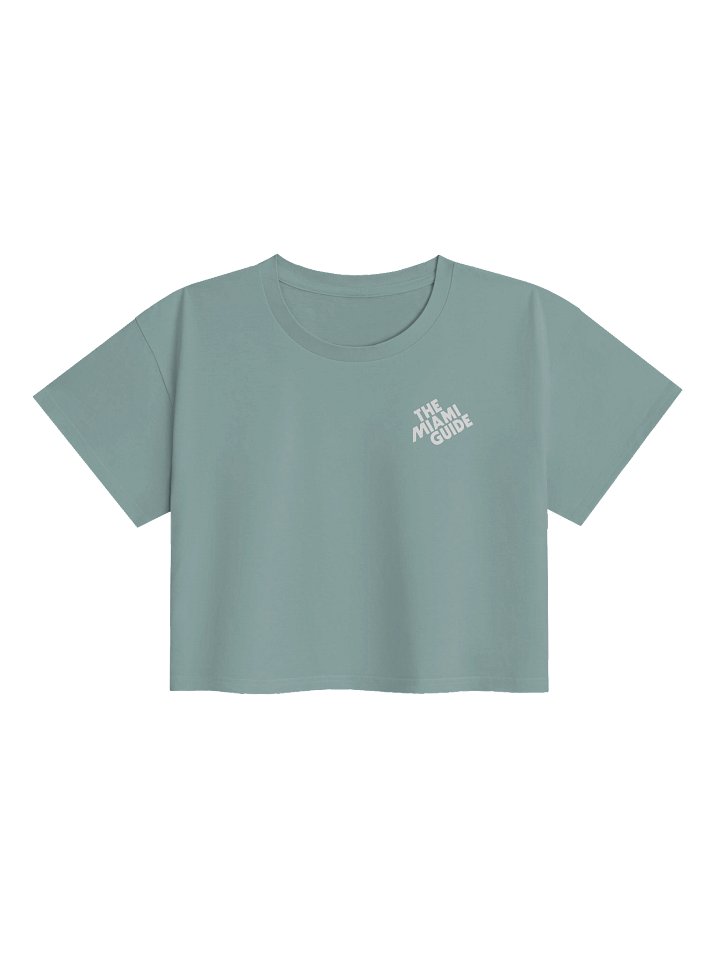 The Miami Guide "Feel The Vibe" Women's Crop Top product image (3)